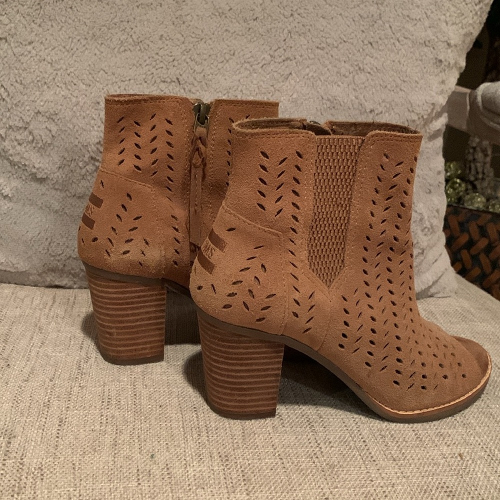 Peep toe booties - Picture 3 of 7
